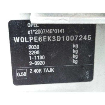 opel astra j lim. del año 2012