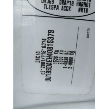 dacia sandero del año 2009