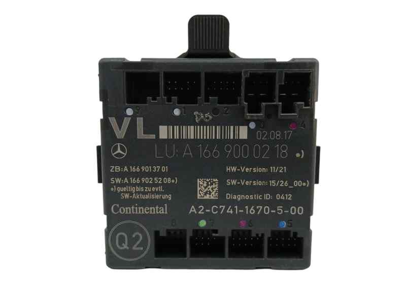 Recambio de modulo electronico para mercedes-benz clase a (w176) 2.1 cdi cat referencia OEM IAM A1669000218 A2C7411670500 