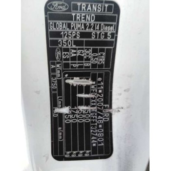 ford transit kombi (ttg) del año 2016