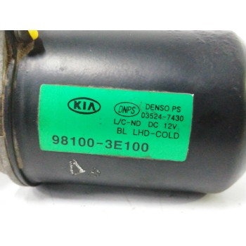 Recambio de motor limpia delantero para kia sorento 2.5 crdi cat referencia OEM IAM 981003E100 035247430 