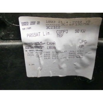 volkswagen passat berlina (3c2) del año 2008