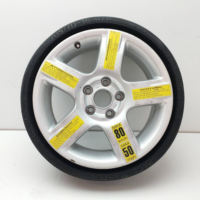 Recambio de neumatico repuesto para audi allroad quattro (4b5) 2.5 v6 24v tdi referencia OEM IAM 4Z7601025B 6,5JX16H2 ET16 