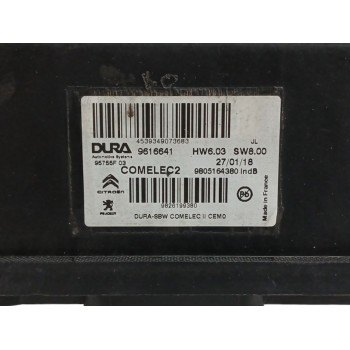 Recambio de centralita cambio automatico para citroën c4 picasso 1.2 12v e-thp referencia OEM IAM 9805164380  