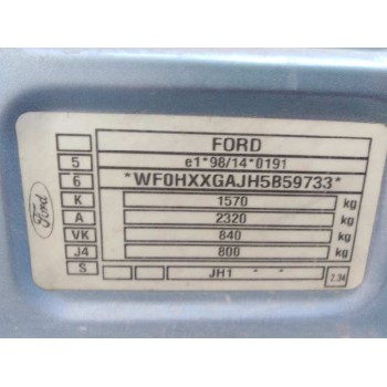 ford fiesta (cbk) del año 2005