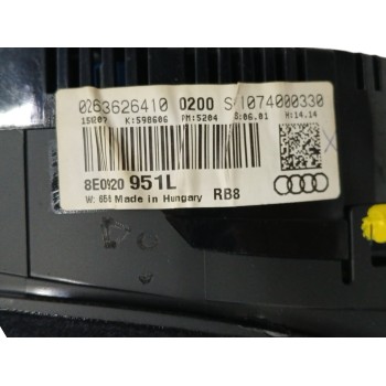 Recambio de cuadro instrumentos para audi a4 berlina (8e) 2.0 tdi 16v (103kw) referencia OEM IAM 8E0920951L VEHICULO INGLES 0263