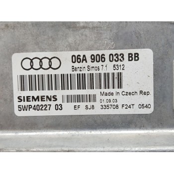 Recambio de centralita motor uce para audi a3 (8p) 1.6 referencia OEM IAM 06A906033BB 5WP4022703 