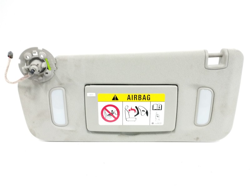 Recambio de parasol izquierdo para opel mokka 1.6 cdti dpf referencia OEM IAM CON LUZ Recambio de parasol izquierdo para opel mokka 1.6 cdti dpf referencia OEM IAM CON LUZ