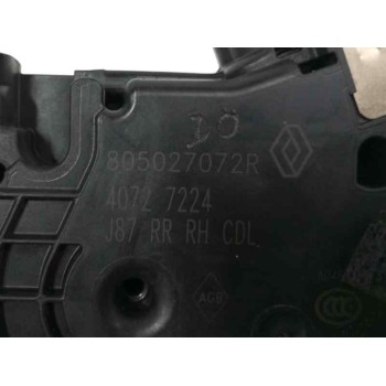 Recambio de cerradura puerta trasera derecha para renault captur i ( j5 h5 ) 1.5 dci 90 referencia OEM IAM 805027072R  