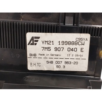Recambio de mando climatizador para ford galaxy (vy) 1.9 tdi cat referencia OEM IAM 7M5907040E 5HB007963 