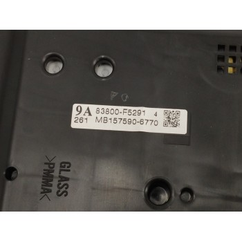 Recambio de cuadro instrumentos para toyota yaris 1.5 16v cat referencia OEM IAM 83800F5291 MB1575906770 