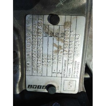 fiat punto berl. (176) del año 1999