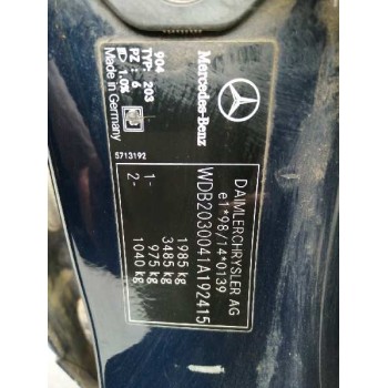 mercedes-benz clase c (w203) del año 2001