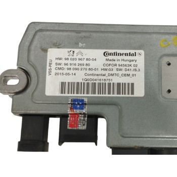 Recambio de modulo electronico para citroën c4 picasso 1.6 blue-hdi fap referencia OEM IAM 9802096780 START STOP 9691626980