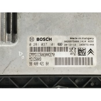 Recambio de centralita motor uce para citroën c3 1.5 blue-hdi fap referencia OEM IAM 9840042180 0281037101 