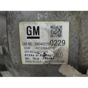 Recambio de compresor aire acondicionado para opel adam 1.4 16v referencia OEM IAM 39040229  