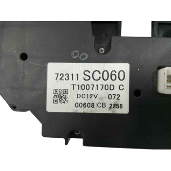 Recambio de mando climatizador para subaru forester s12 2.0 diesel cat referencia OEM IAM 72311SC060  