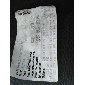 volkswagen jetta (1k2) del año 2008