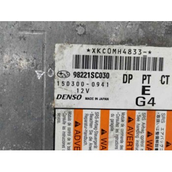 Recambio de centralita airbag para subaru forester s12 2.0 diesel cat referencia OEM IAM 98221SC030 15D3000941 