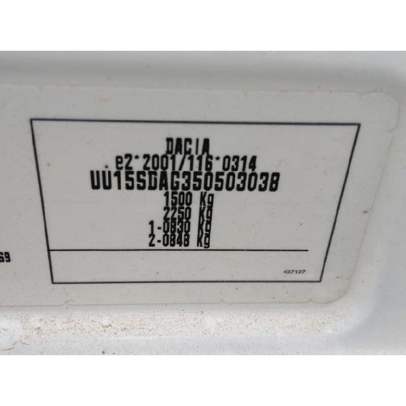 DACIA SANDERO II (B8_) 2014