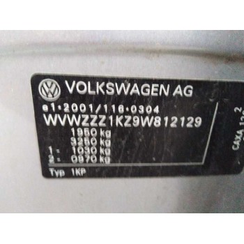 volkswagen golf plus (5m1) del año 2008