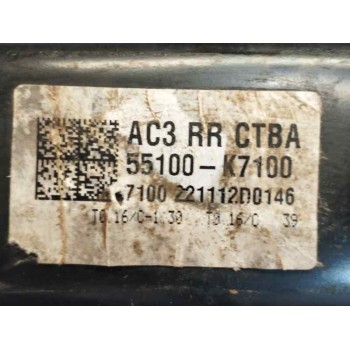 Recambio de puente trasero para hyundai i10 (ac3) 1.2 16v cat referencia OEM IAM 55100K7100  