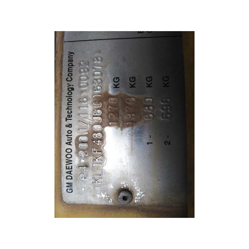 CHEVROLET MATIZ (M200, M250) 2006