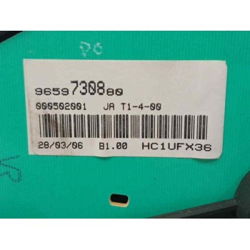 Recambio de cuadro instrumentos para peugeot 206 cc 1.6 16v cat referencia OEM IAM 9659730880  