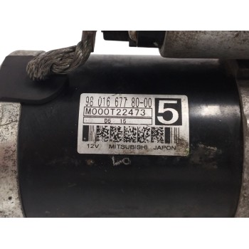 Recambio de motor arranque para citroën c4 picasso 1.6 blue-hdi fap referencia OEM IAM 9801667780 MOOT22473 