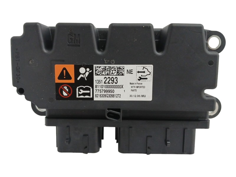 Recambio de centralita airbag para opel adam 1.4 16v referencia OEM IAM 13512293 Recambio de centralita airbag para opel adam 1.4 16v referencia OEM IAM 13512293