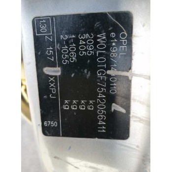 opel zafira a del año 2003