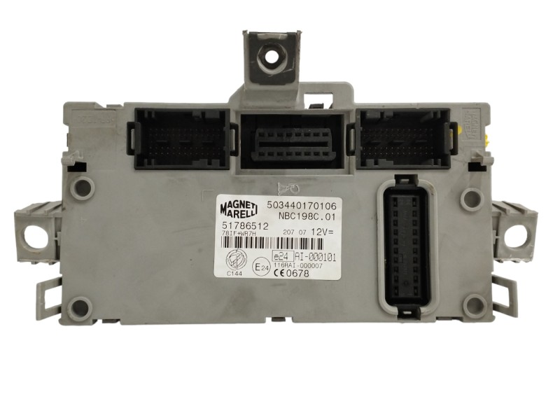 Recambio de modulo electronico para fiat bravo (198) 1.9 8v jtd cat referencia OEM IAM 51786512  