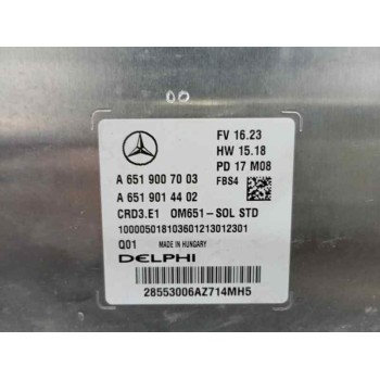 Recambio de centralita motor uce para mercedes-benz clase gla (w156) 200 cdi referencia OEM IAM A6519007003 A6519014402 