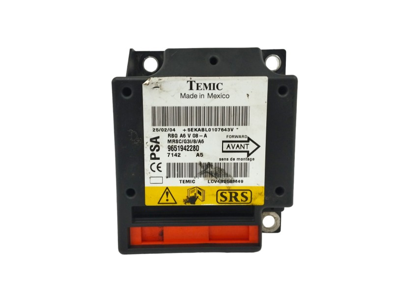 Recambio de centralita airbag para citroën c2 1.4 hdi referencia OEM IAM 9651942280  