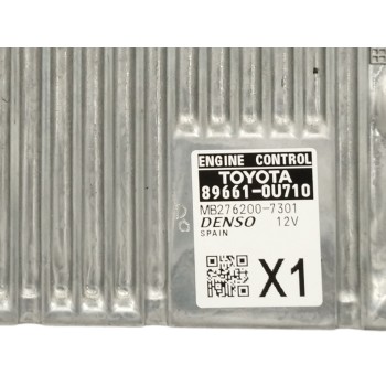 Recambio de centralita motor uce para toyota yaris 1.5 16v cat (híbrido) referencia OEM IAM 896610U710 MB2762007301 