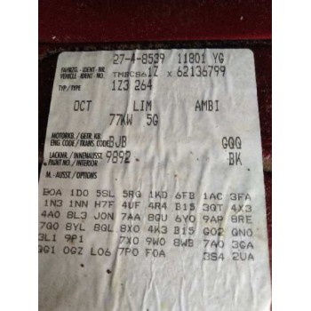 skoda octavia berlina (1z3) del año 2006