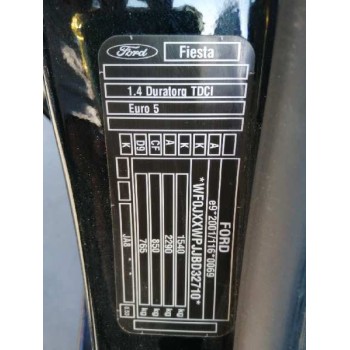 ford fiesta vi (cb1, ccn) del año 2011