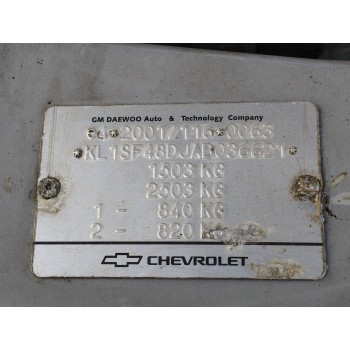 Recambio de carroceria corte para chevrolet aveo 1.2 cat referencia OEM IAM   