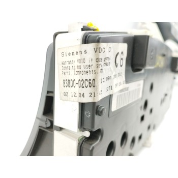 Recambio de cuadro instrumentos para toyota corolla (e12) 2.0 d-cat referencia OEM IAM 8380002C60 110080288002 
