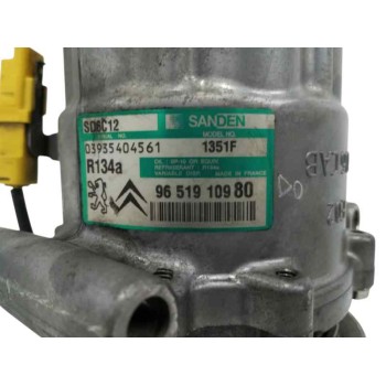 Recambio de compresor aire acondicionado para peugeot 307 (s1) 1.6 16v hdi referencia OEM IAM 9651910980  