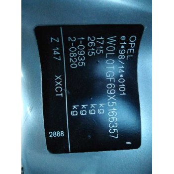 opel astra g berlina del año 1999