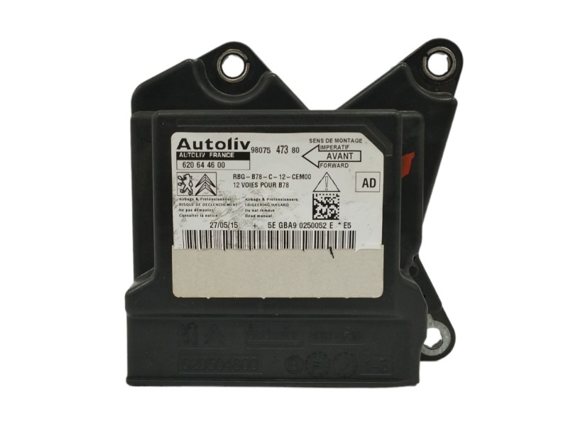 Recambio de centralita airbag para citroën c4 picasso 1.6 blue-hdi fap referencia OEM IAM 9807547380 620644600 