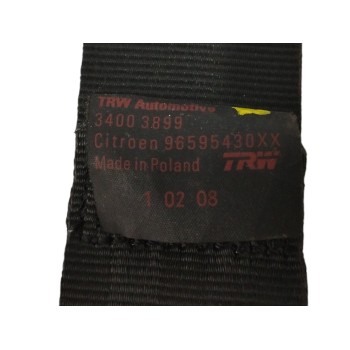 Recambio de cinturon seguridad delantero derecho para citroën c2 1.1 referencia OEM IAM 96595430XX  