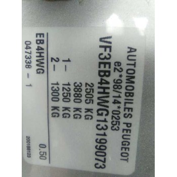 peugeot 807 del año 2004