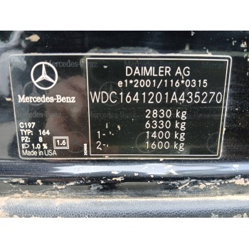 mercedes-benz clase m (w164) del año 2008