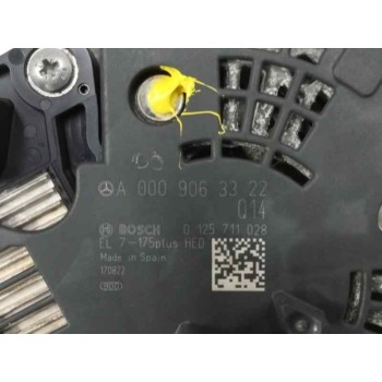 Recambio de alternador para mercedes-benz clase gla (w156) 200 cdi referencia OEM IAM A0009063322 0125711028 