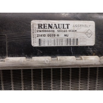 Recambio de radiador agua para renault captur 1.5 dci diesel fap energy referencia OEM IAM 214100078R  