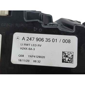 Recambio de piloto trasero izquierdo interior para mercedes-benz gla (h247) gla 200 d (247.712) referencia OEM IAM A2479063501  