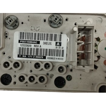 Recambio de mando calefaccion / aire acondicionado para jeep gr.cherokee (wj/wg) 2.7 crd cat referencia OEM IAM P55115904AC  