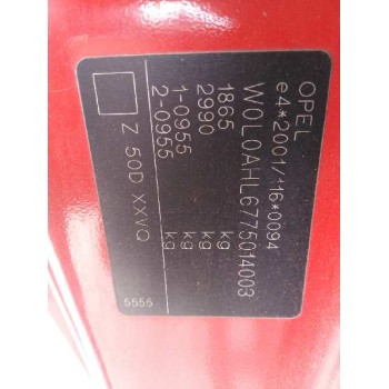 opel astra h twintop (a04) del año 2006